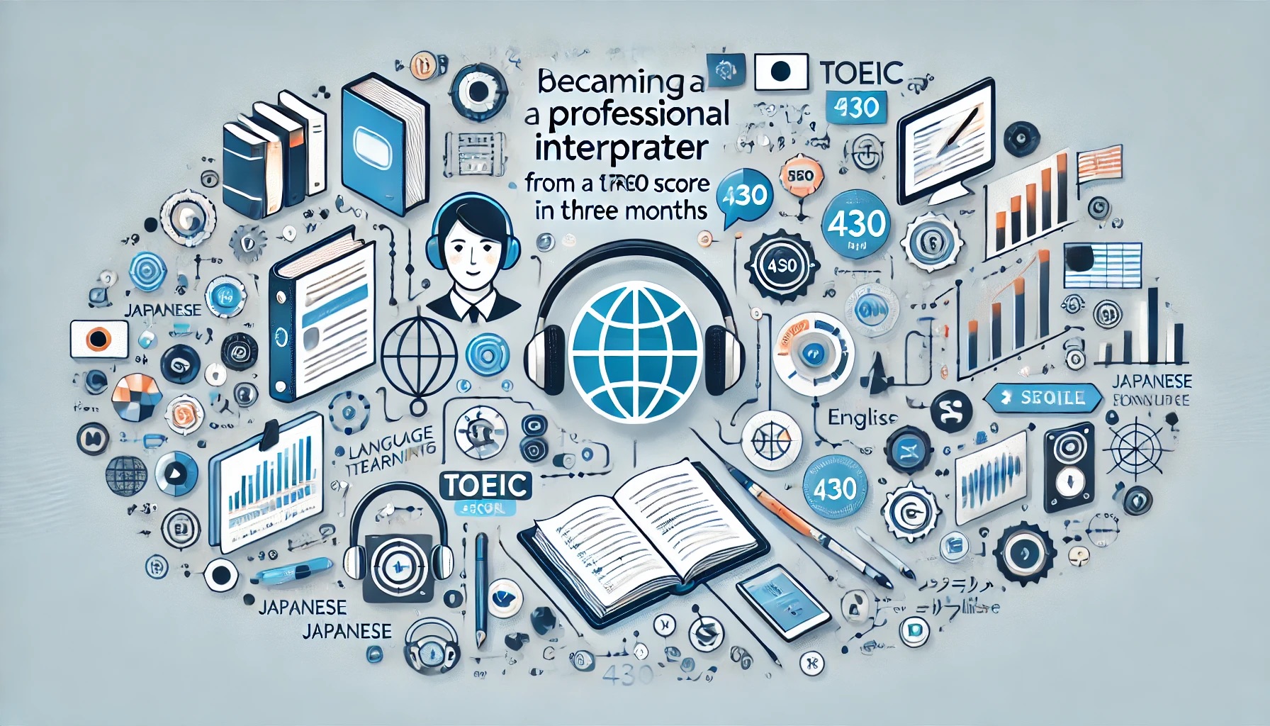 TOEIC430点から商談通訳者になった私が実践した3ヶ月間で英語習得できる超効率的な学習戦略と具体的方法