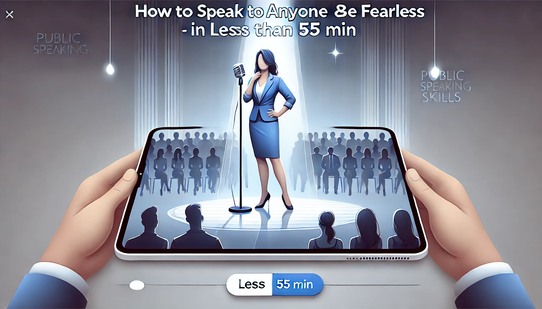 55分以内に誰とでも恐れず話せるようになる方法（How to speak to anyone & be fearless – in less than 55 min）